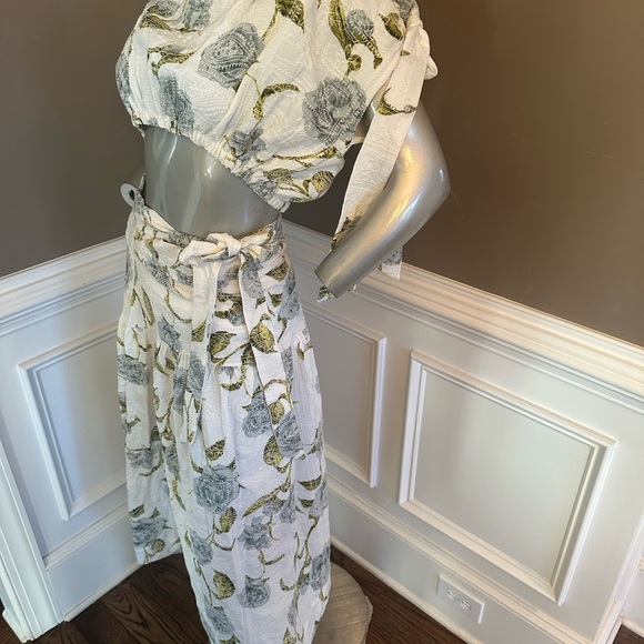 En Saison Floral  Multicolored Skirt Set Size Small - Picture 5 of 6